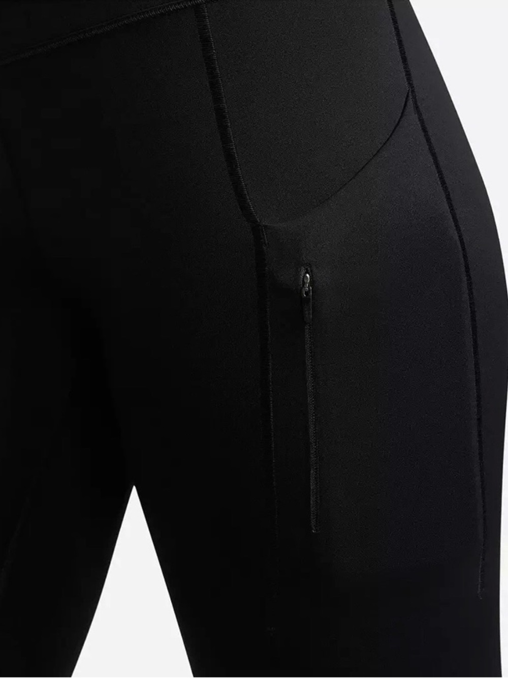Nike Dri-FIT Go Firm-Support High-Waisted Cropped Tighs - with Side Pocket - Picture 6 of 12